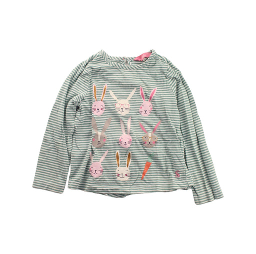 A Green Long Sleeve T Shirts from Joules in size 3T for girl. (Front View)