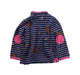A Blue Buttoned Sweatshirts from Joules in size 3T for girl. (Back View)