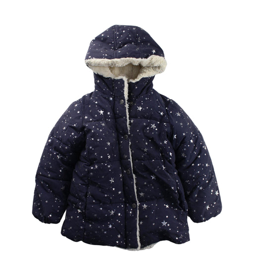 A Blue Puffer/Quilted Coats & Outerwear from Joules in size 6T for girl. (Front View)