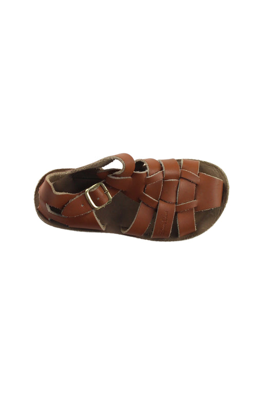 A Brown Sandals from Sun-San in size 3T for boy. (Front View)