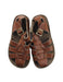A Brown Sandals from Sun-San in size 3T for boy. (Back View)