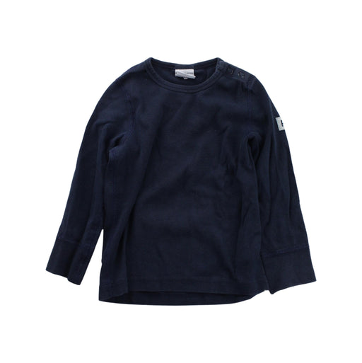 A Blue Long Sleeve T Shirts from Polarn O. Pyret in size 12-18M for boy. (Front View)