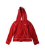 A Red Hooded Sweatshirts from DKNY in size 4T for girl. (Front View)