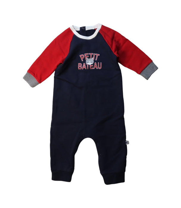 A Multicolour Long Sleeve Jumpsuits from Petit Bateau in size 6-12M for boy. (Front View)