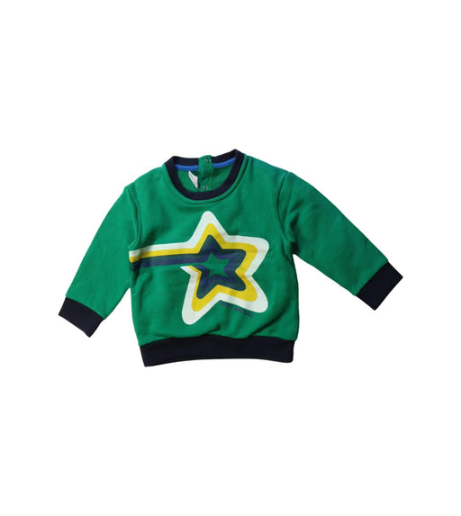 A Multicolour Crewneck Sweatshirts from Petit Bateau in size 12-18M for boy. (Front View)