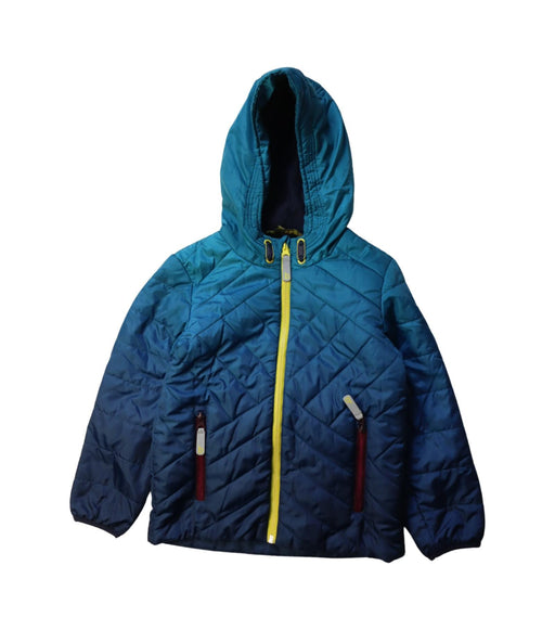 A Multicolour Puffer/Quilted Jackets from Baker by Ted Baker in size 5T for boy. (Front View)
