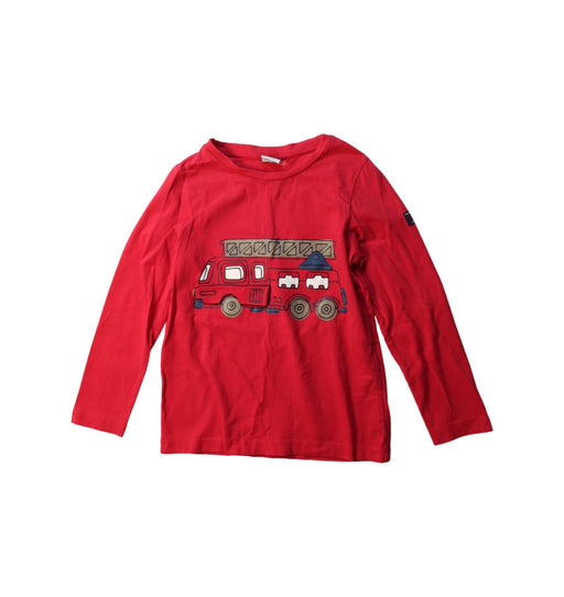 A Multicolour Long Sleeve T Shirts from Polarn O. Pyret in size 5T for boy. (Front View)