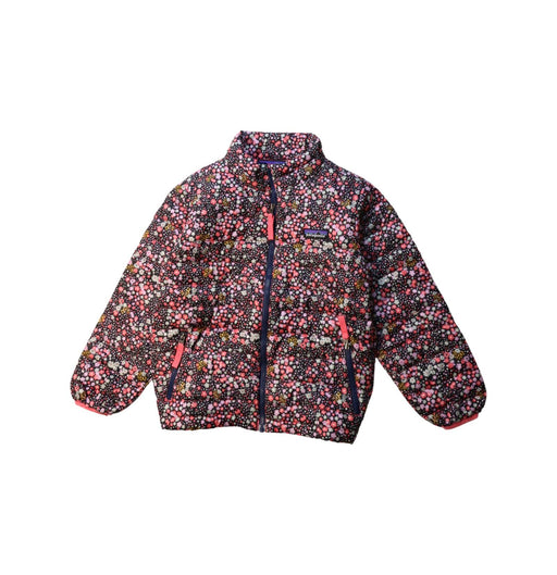 A Multicolour Puffer/Quilted Jackets from Patagonia in size 5T for girl. (Front View)