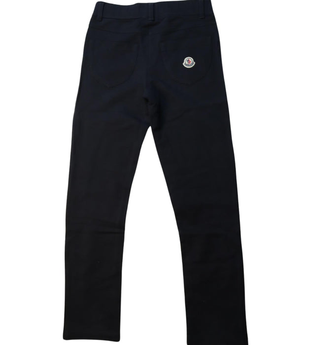 A Black Casual Pants from Moncler in size 10Y for girl. (Back View)