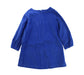 A Blue Long Sleeve Dresses from Jacadi in size 4T for girl. (Back View)