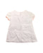 A White Short Sleeve Dresses from BCBG in size 5T for girl. (Back View)