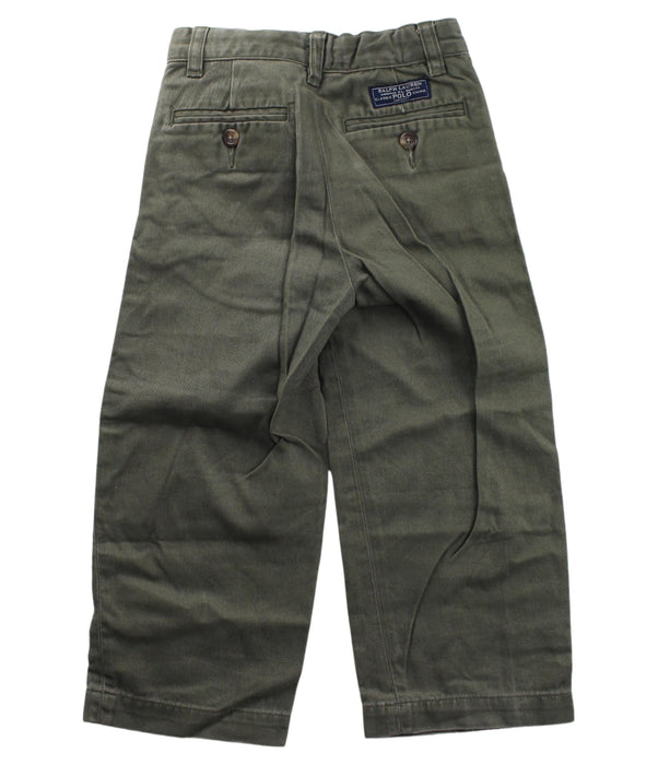 A Green Casual Pants from Polo Ralph Lauren in size 3T for boy. (Back View)