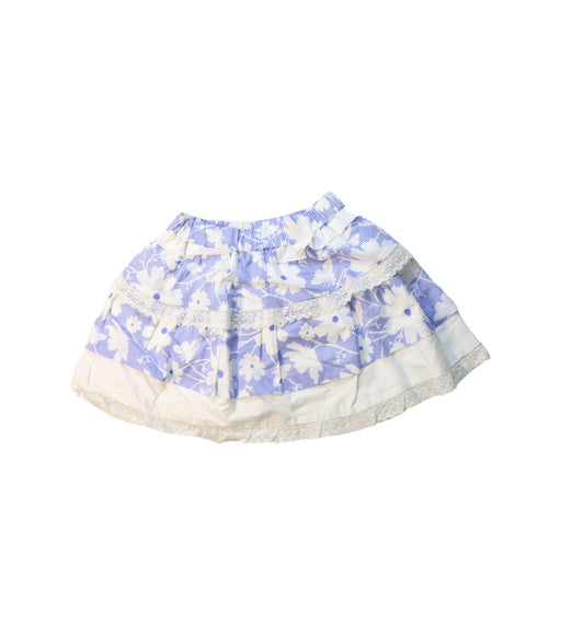 A White Short Skirts from Nicholas & Bears in size 6T for girl. (Front View)