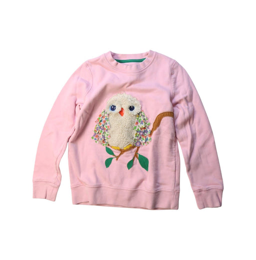 A Pink Crewneck Sweatshirts from Boden in size 7Y for girl. (Front View)