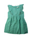 A Green Sleeveless Dresses from Chateau de Sable in size 3T for girl. (Front View)
