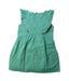 A Green Sleeveless Dresses from Chateau de Sable in size 3T for girl. (Back View)