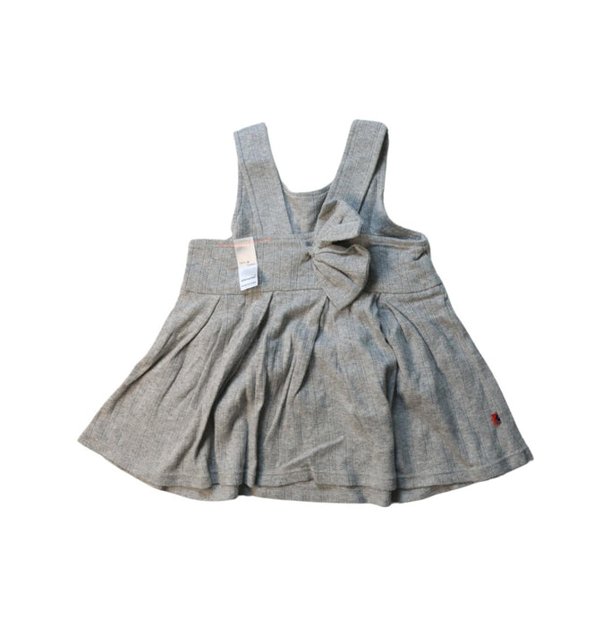 A Grey Overall Dresses from Adorarmi in size 18-24M for girl. (Back View)
