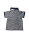 A Navy Short Sleeve Polos from Miniclasix in size 6-12M for boy. (Back View)