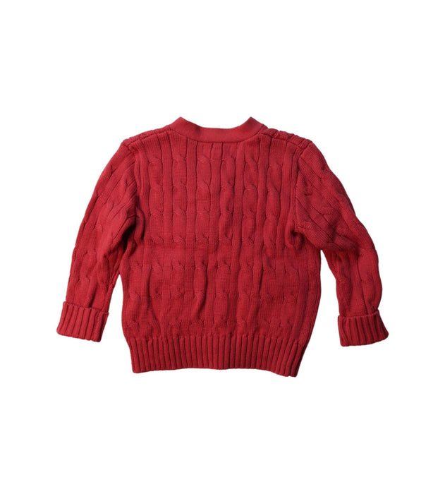 A Red Cardigans from Ralph Lauren in size 12-18M for girl. (Back View)