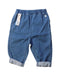 A Blue Casual Pants from Petit Bateau in size 12-18M for girl. (Front View)