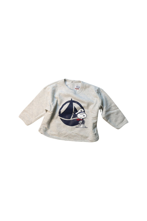 A Multicolour Long Sleeve T Shirts from Petit Bateau in size 12-18M for neutral. (Front View)