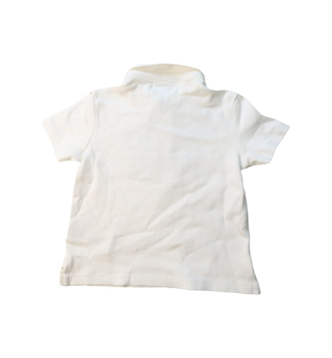 A White Short Sleeve Polos from Ralph Lauren in size 6-12M for boy. (Back View)