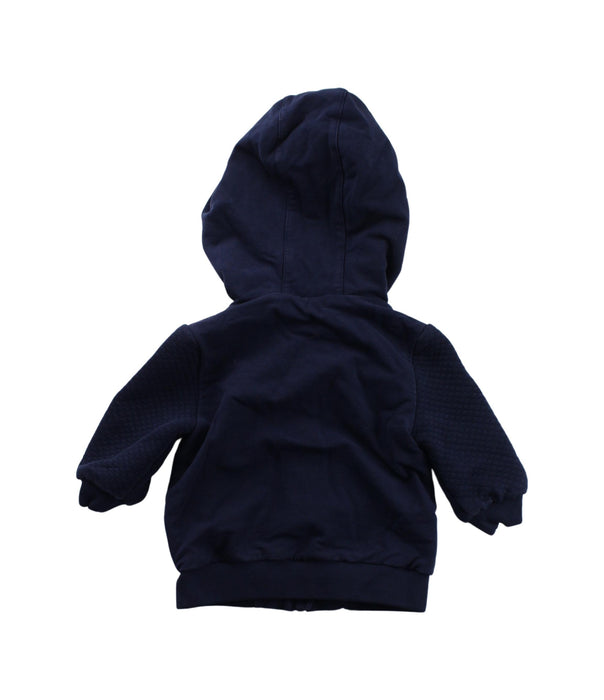 A Blue Zippered Sweatshirts from Ferrari in size 6-12M for girl. (Back View)