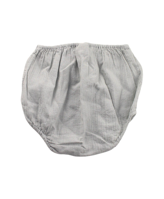 A Grey Bloomers from Bonton in size 3-6M for neutral. (Back View)