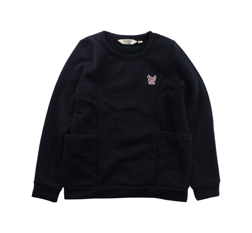 A Navy Crewneck Sweatshirts from Aigle in size 10Y for boy. (Front View)