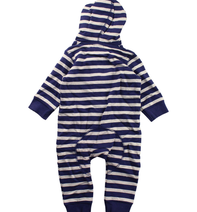A Blue Long Sleeve Jumpsuits from Lilly + Sid in size 6-12M for boy. (Back View)