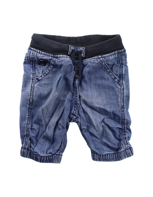 A Blue Shorts from Polarn O. Pyret in size 6-12M for boy. (Front View)