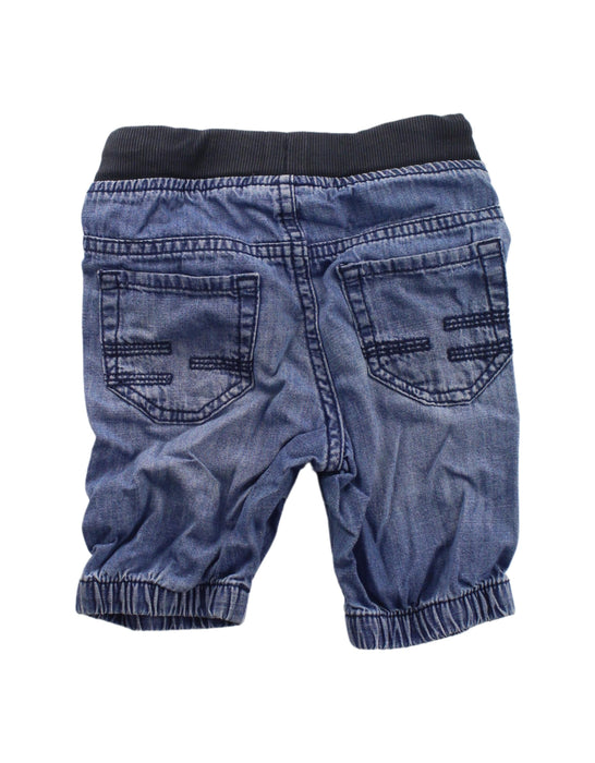 A Blue Shorts from Polarn O. Pyret in size 6-12M for boy. (Back View)