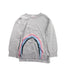 A Grey Crewneck Sweatshirts from Seed in size 8Y for girl. (Front View)