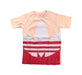 A Pink Short Sleeve T Shirts from Adidas in size 8Y for girl. (Front View)