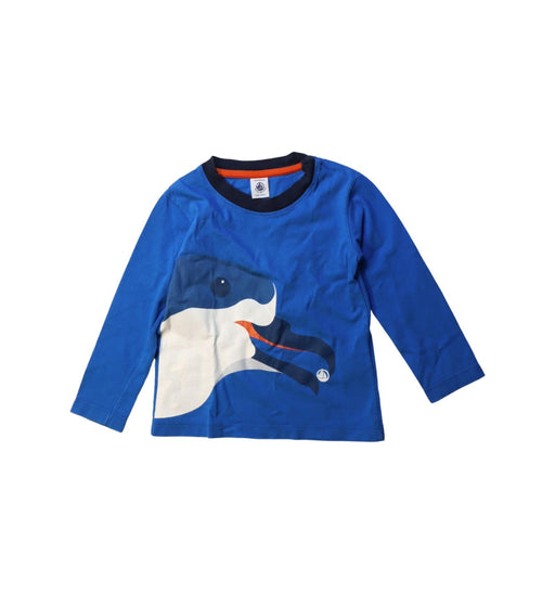 A Multicolour Long Sleeve T Shirts from Petit Bateau in size 3T for boy. (Front View)