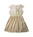 A Gold Short Sleeve Dresses from Crewcuts in size 8Y for girl. (Back View)