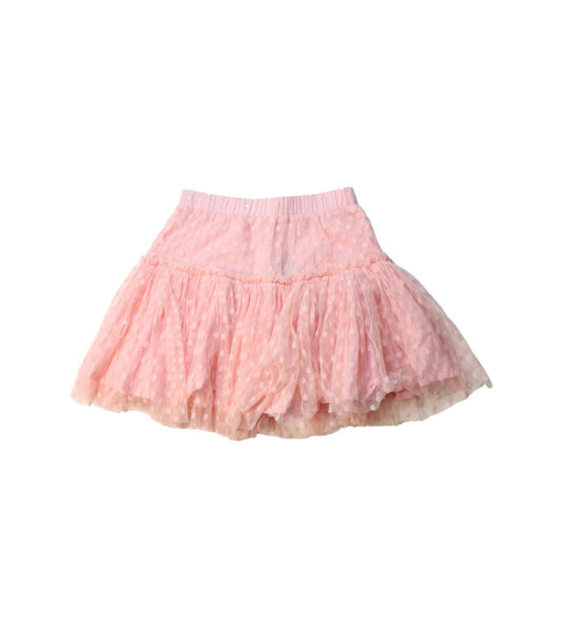 A Pink Mid Skirts from 3Pommes in size 8Y for girl. (Front View)