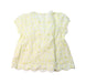 A Yellow Short Sleeve Tops from Pom Ponette in size 10Y for girl. (Back View)