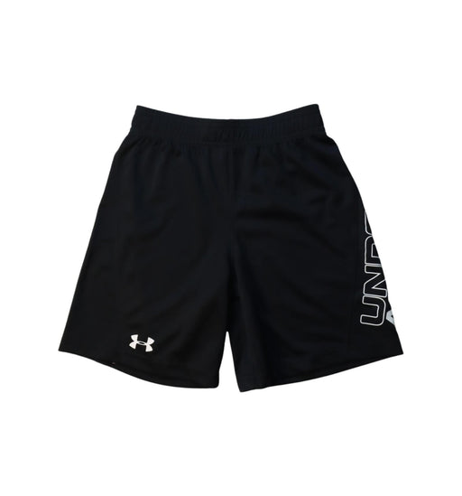 A Black Active Shorts from Under Armour in size 7Y for boy. (Front View)