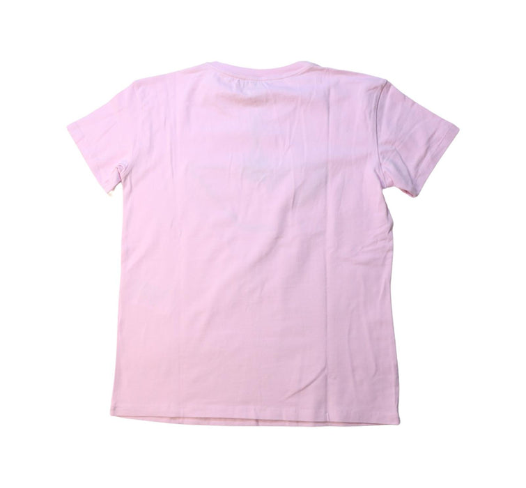A Pink Short Sleeve T Shirts from Emporio Armani in size 14Y for girl. (Back View)