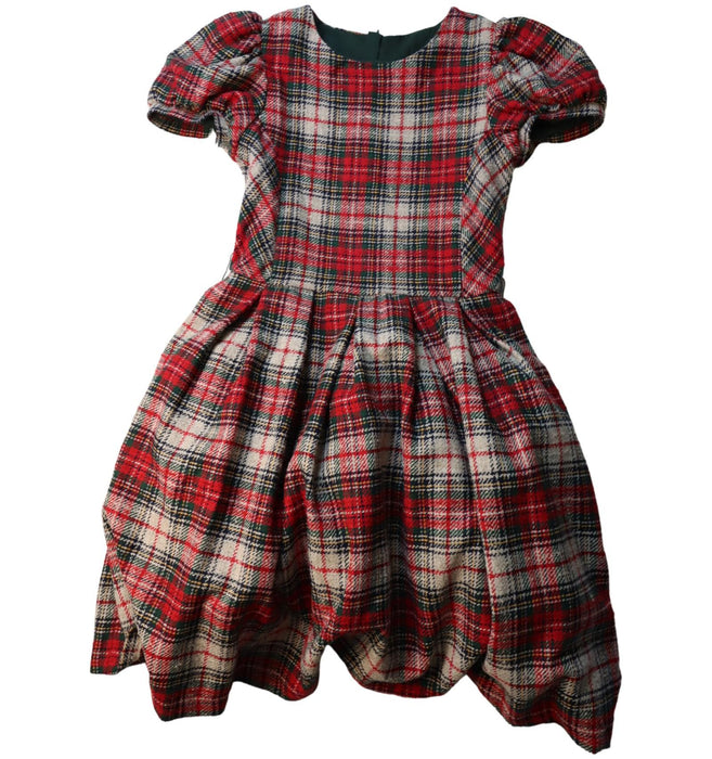 A Multicolour Short Sleeve Dresses from Abel & Lula in size 14Y for girl. (Front View)