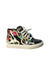 A Multicolour Sneakers from Moschino in size 4T for girl. (Front View)