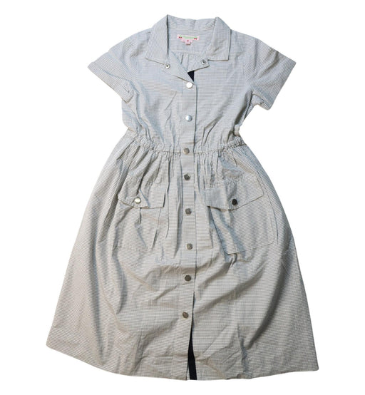 A Grey Short Sleeve Dresses from Bonpoint in size 8Y for girl. (Front View)