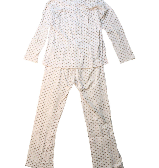 A White Pyjama Sets from Bonpoint in size 8Y for girl. (Back View)