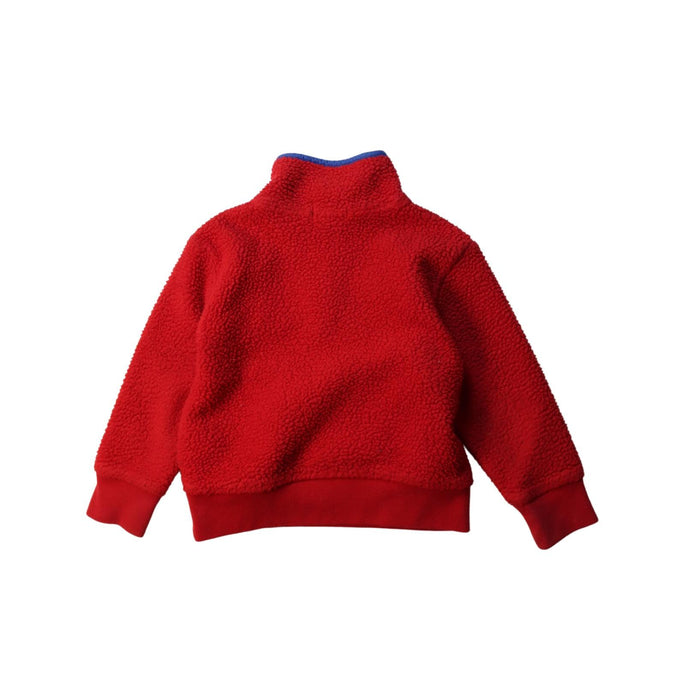 A Red Zippered Sweatshirts from Polo Ralph Lauren in size 2T for neutral. (Back View)