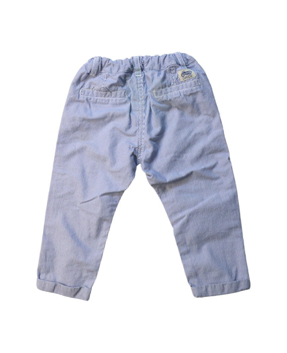 A Blue Casual Pants from Chicco in size 12-18M for boy. (Back View)