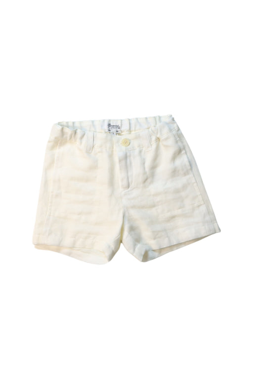 A White Shorts from Bonpoint in size 3T for girl. (Front View)