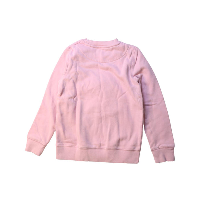 A Pink Crewneck Sweatshirts from Boden in size 7Y for girl. (Back View)
