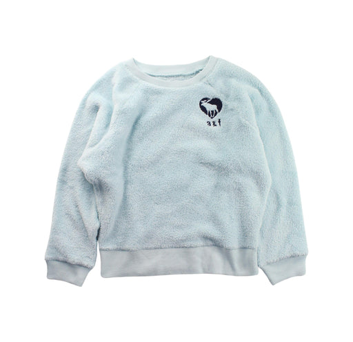 A Blue Crewneck Sweatshirts from Abercrombie & Fitch in size 5T for neutral. (Front View)