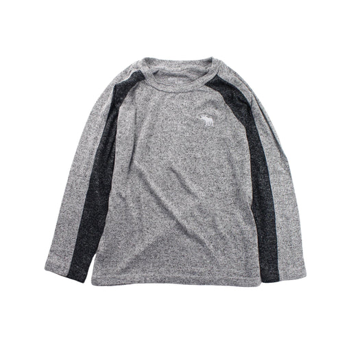 A Grey Long Sleeve T Shirts from Abercrombie & Fitch in size 5T for boy. (Front View)